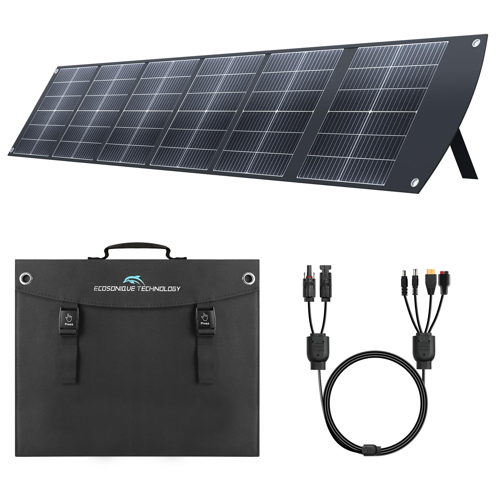 Amazon.com : Ecosonique 200W Portable Solar Panel for Power